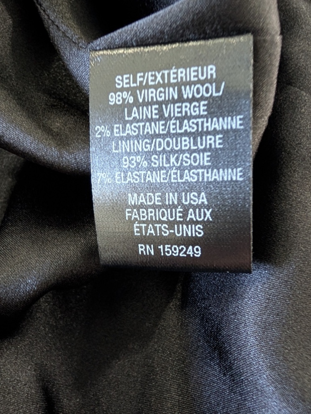TWP After Five Collarless Blazer Black Virgin Wool Silk Lining Sz M NWT $1295 - Picture 6 of 12